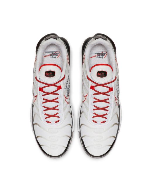 Nike White Air Max Plus 'Script Swoosh' for men
