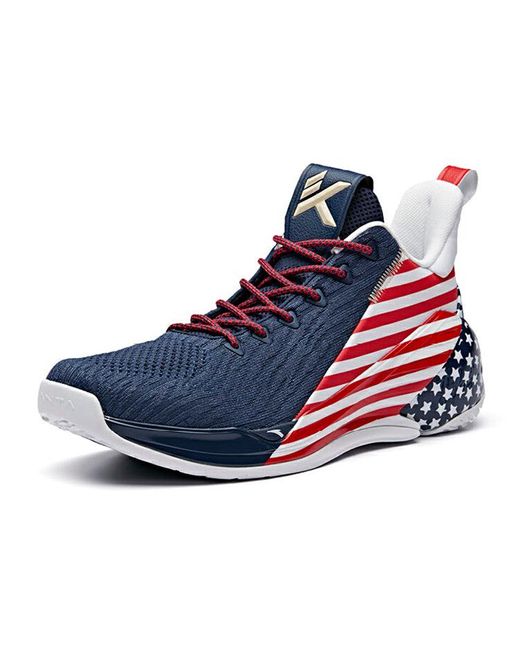 Anta Blue Klay Thompson 4 Final Low 'Independence Day' for men