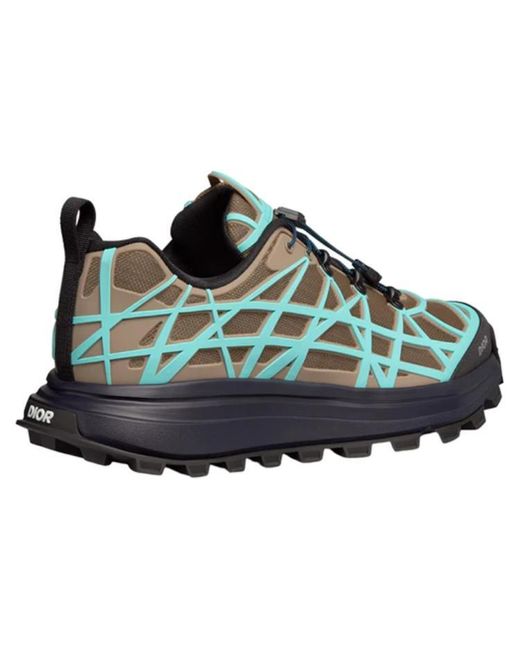 Dior Blue B31 Runner Sneaker Khaki for men