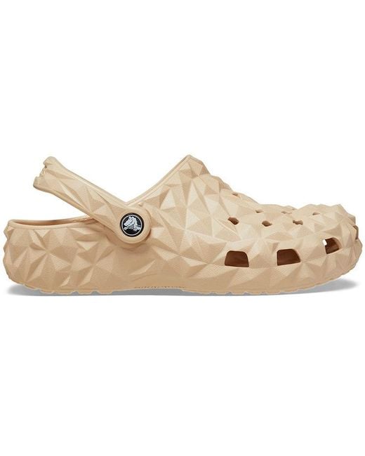 CROCSTM Natural Classic Geometric Clogs
