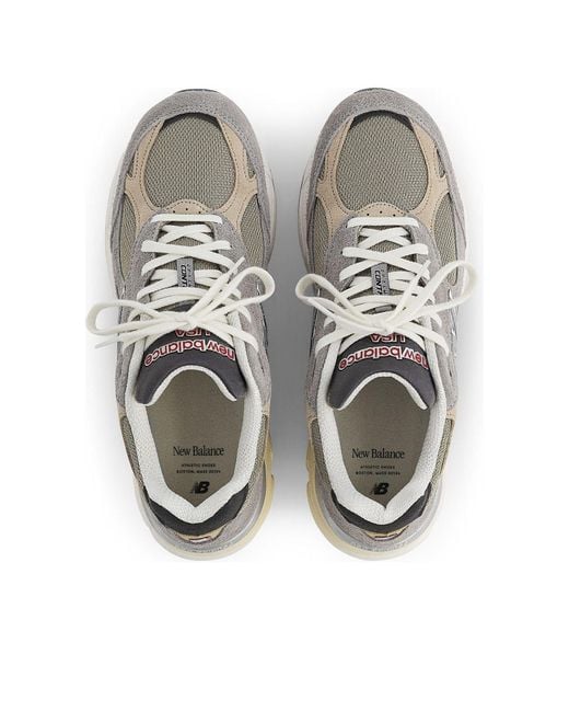New Balance Gray Teddy Santis X 990V3 Made for men