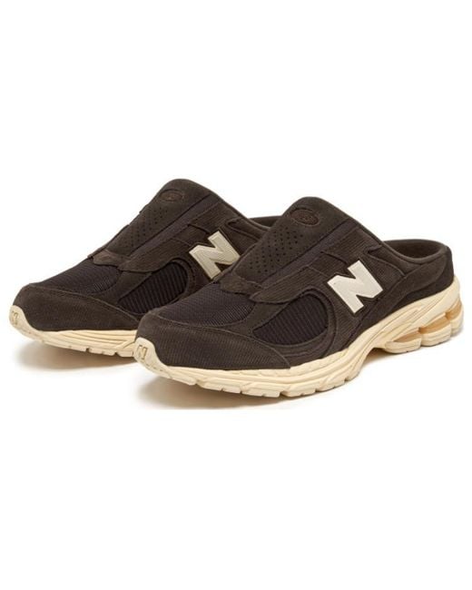 New Balance Brown 2002R Mule for men