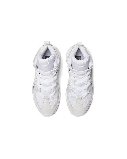 Onitsuka Tiger White Big Logo Trainer Puffed Low for men