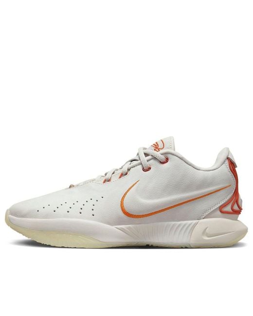 Nike White Lebron 21 'Akoya' for men