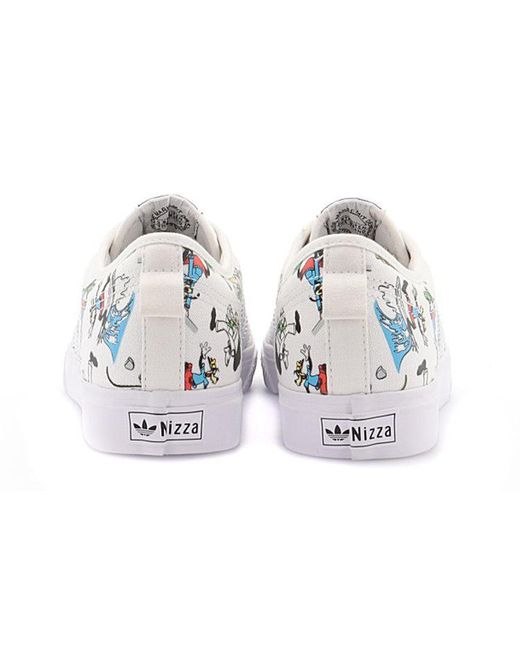 Adidas White X Disney Nizza 'Sport Goofy Pack for men