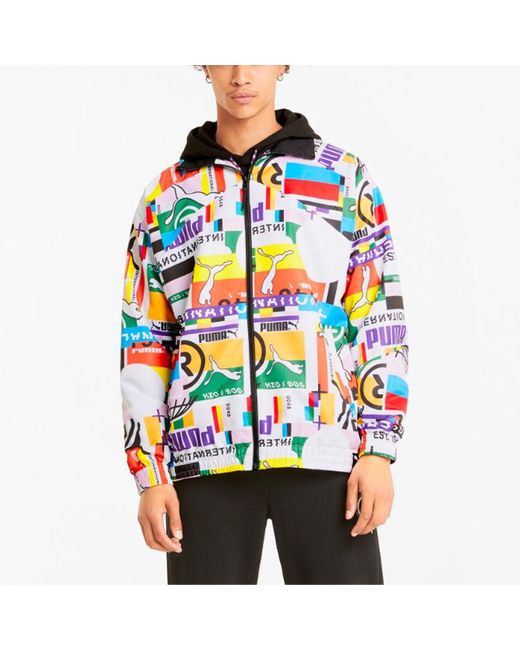 PUMA Blue International Lab Track Jacket for men