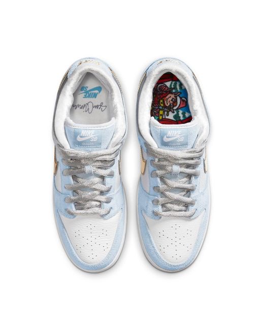 Nike Blue X Sean Cliver Sb Dunk Low 'Holiday Special' for men