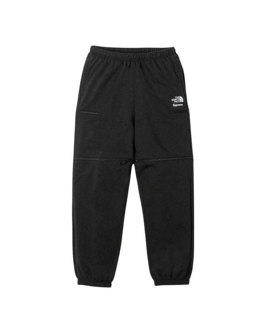 Supreme X The North Face Convertible Sweatpants in Black for Men