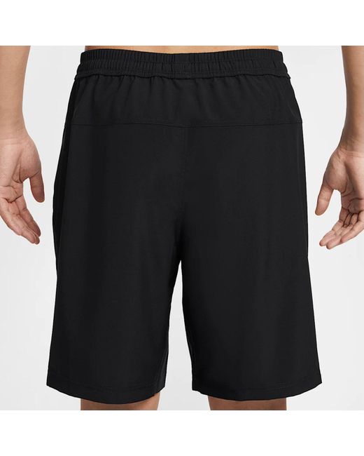 Nike Black Form Dri-Fit 9 Inch Unlined Versatile Shorts Asia Sizing for men