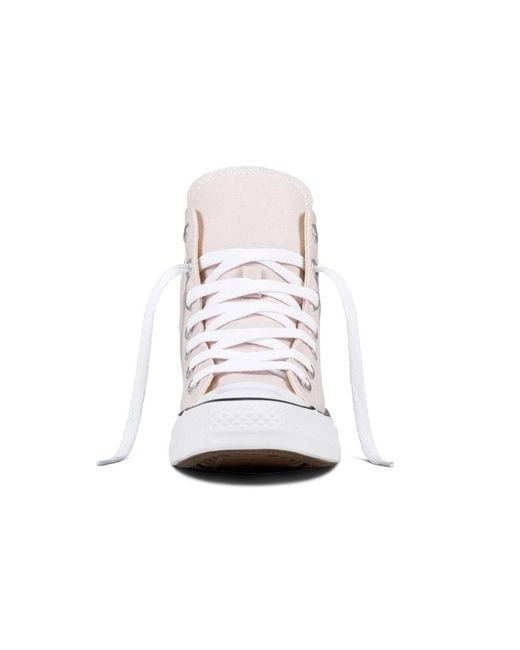 Converse White Chuck Taylor All Star Hi Top Barely Rose for men