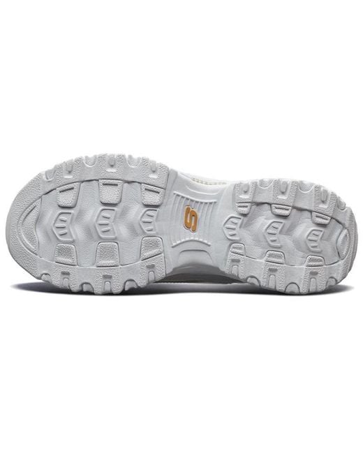 Skechers White (Wmns) D'Lites Gs