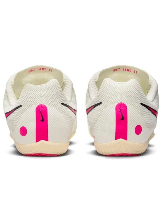 Nike White Air Zoom Rival Multi Spikes 'Sail Light Lemon Twist' for men