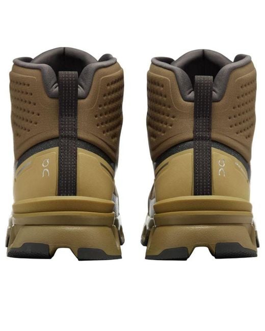 On Shoes Brown Cloudrock 2 Waterproof 'Hunter Safari' for men