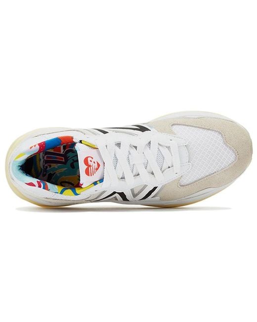 New Balance White 57/40 'Pride' for men