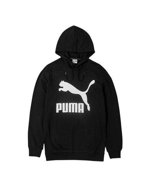 PUMA Black Large Logo Drawstring Couple Style for men