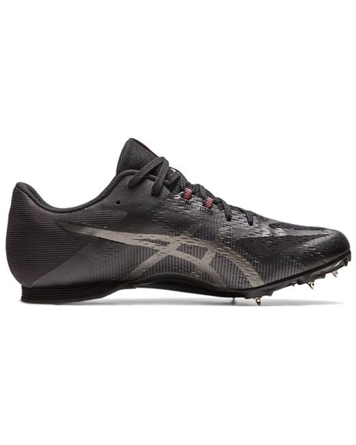 Asics Black Hyper Md 8 Gunmetal' for men