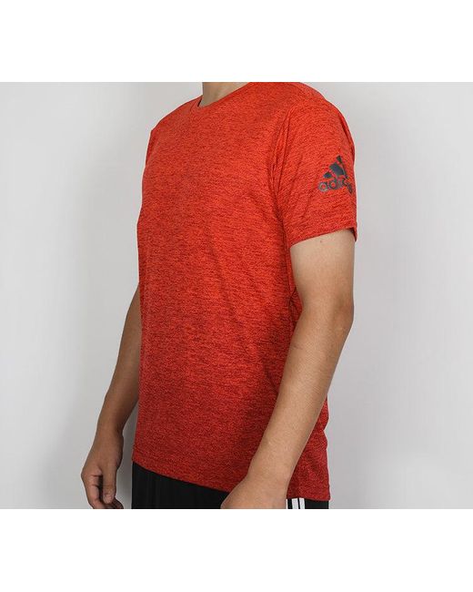 Adidas Red Freelift Gradi Training Sports Short Sleeve for men