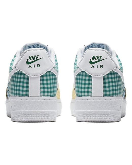 Nike Blue (Wmns) Air Force 1 Low Qs 'Gingham Pack