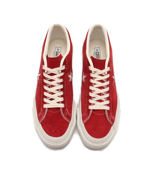 Converse Red One Star Vintage Made for men