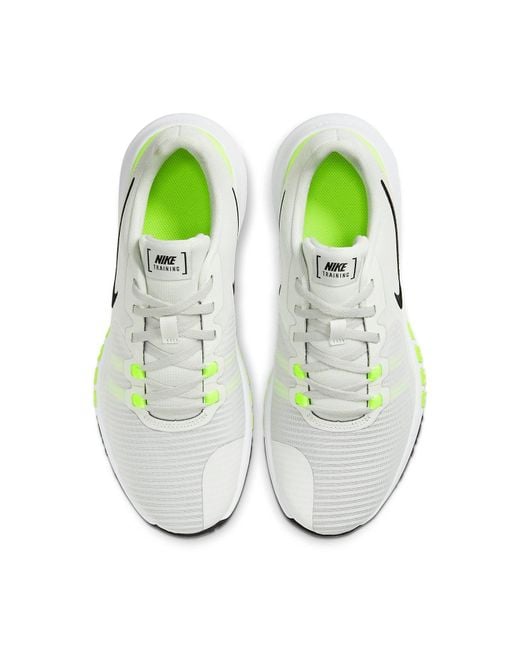 Nike White Flex Control 4 'Spruce Aura Volt' for men