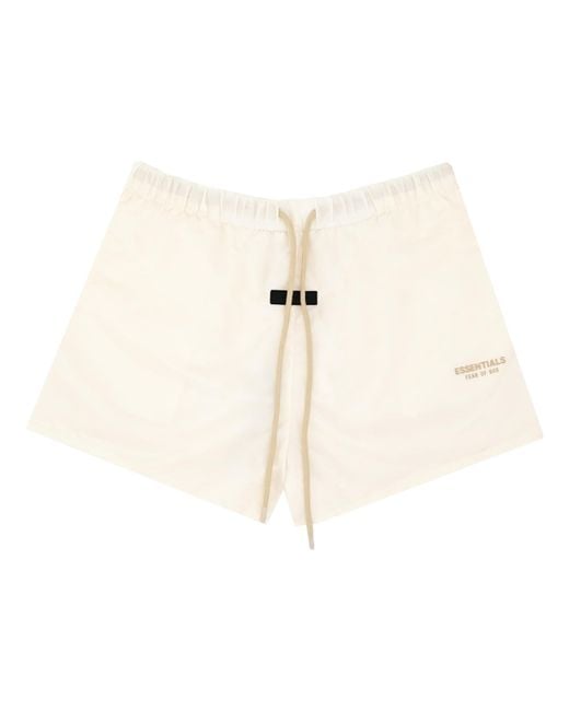 Fear Of God Natural Fw23 Running Shorts 'Cloud Dancer' for men