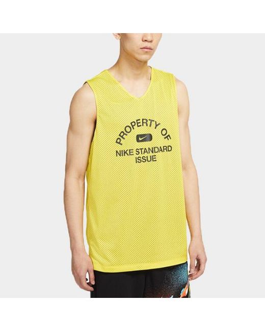 Nike Yellow As Nk Standard Issue Mesh Jr Opti for men
