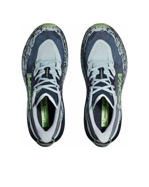 Hoka One One Blue Speedgoat 6 Wide 'Droplet Nautical Dusk' for men