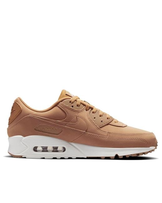 Nike Brown Air Max 90 Premium 'Flax Sail' for men