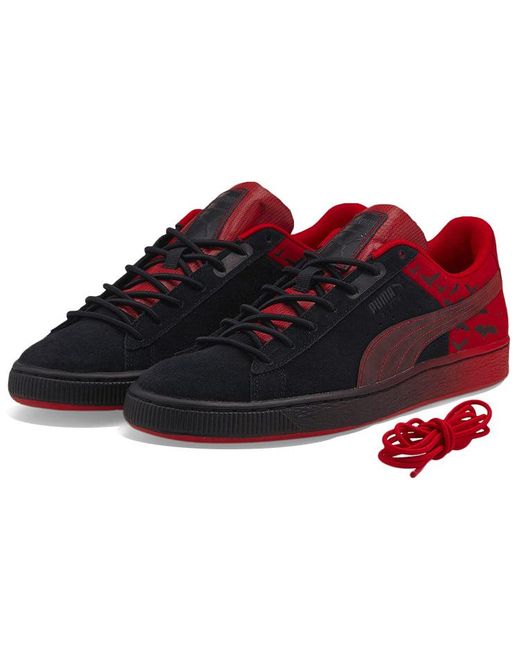 PUMA Red Batman X Suede Classic Barbados Cherry' for men