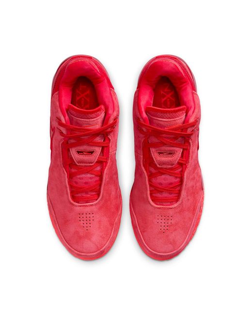 Nike Red Lebron Nxxt Gen Ampd Basketball Shoes for men