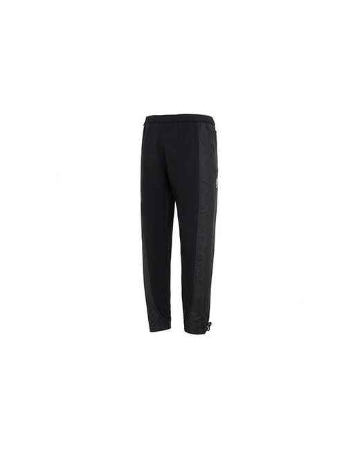 Nike Black Patchwork Knitted Sweatpants for men