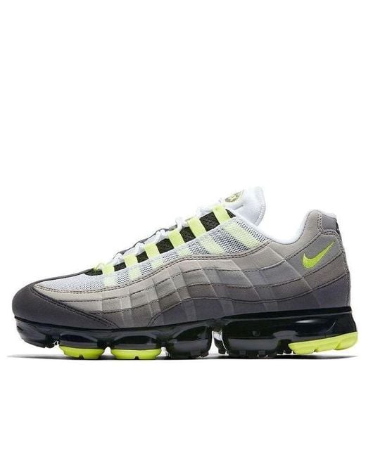 Nike Gray Air Vapormax 95 'Neon' for men