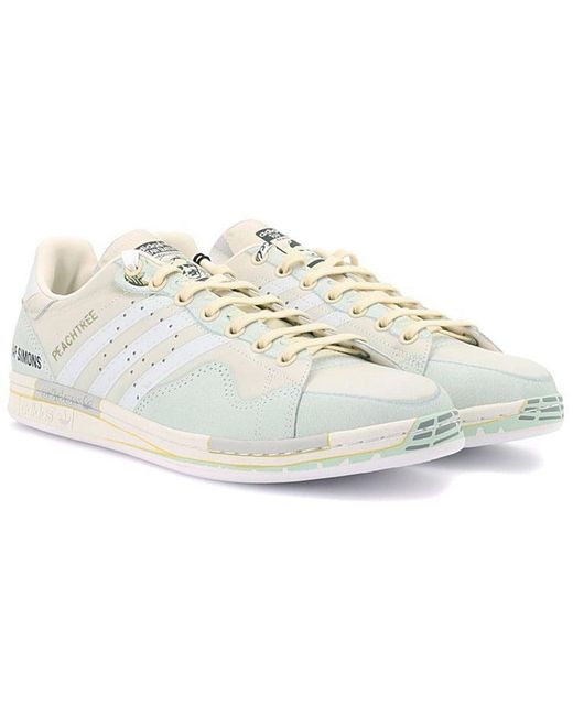 Adidas White Raf Simons X Peach Stan 'Trompe L'Oeil' for men