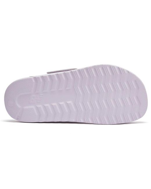 New Balance White Nclay Series Casual Sandals