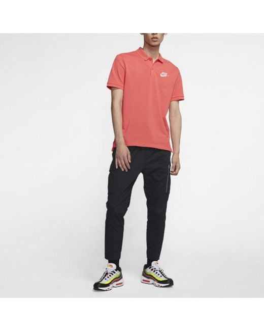 Nike Black Sportswear Casual Cargo Big Pocket Breathable Long Pants for men