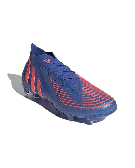 Adidas Blue Predator Edge.1 Fg 'Hi-Res Turbo' for men