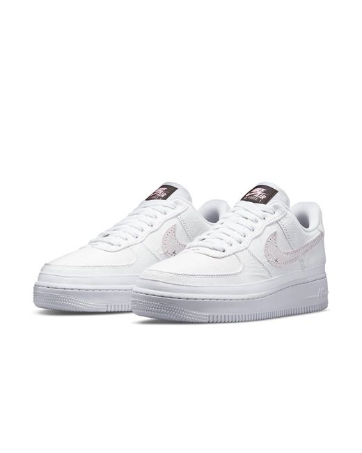 Nike White (Wmns) Air Force 1 '07 Premium 'Reveal