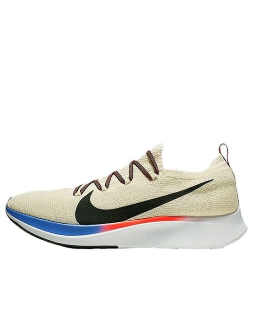 Nike White Zoom Fly Flyknit 'Light Cream' for men