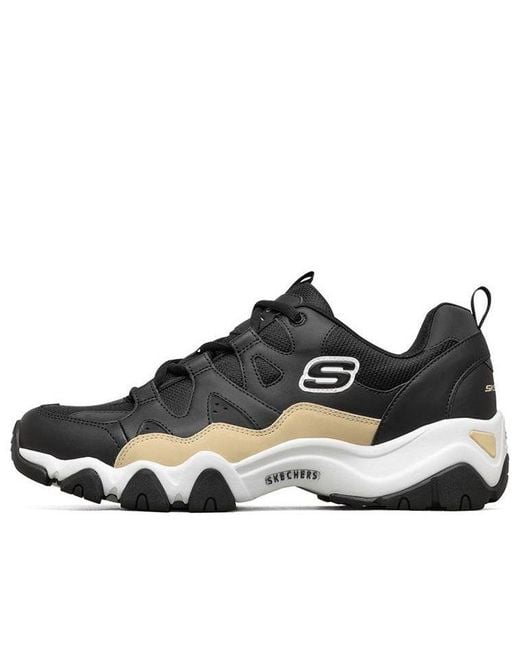 Skechers Black D'Lites 2.0 Running Shoes for men