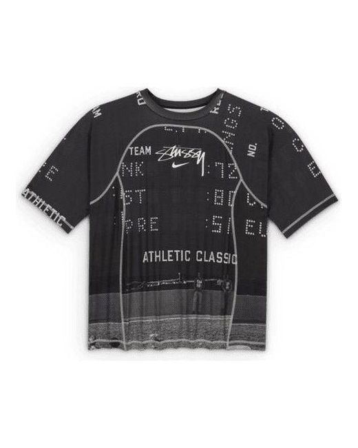 Nike Black X Stussy Allover Print Uv Top for men