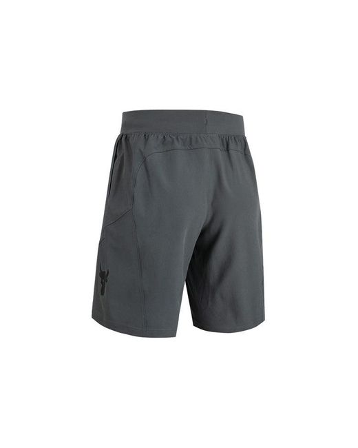 Under Armour Gray Project Rock Unstoppable Shorts for men