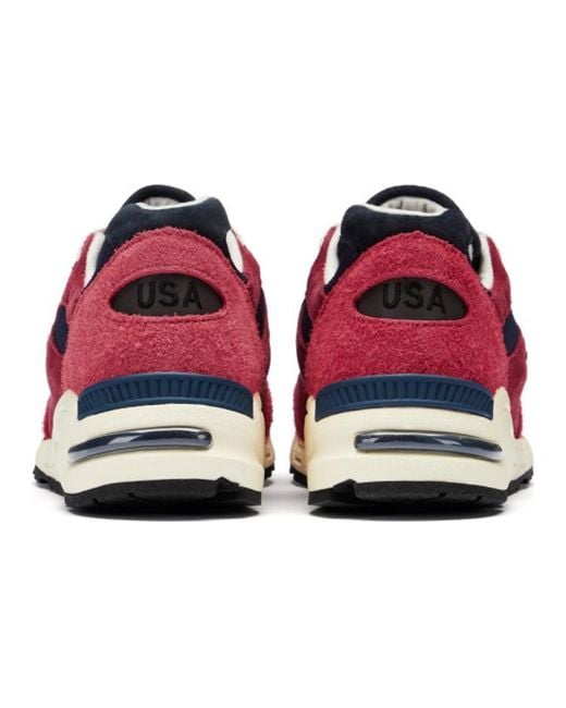 New Balance Red Teddy Santis X 990V2 Made for men