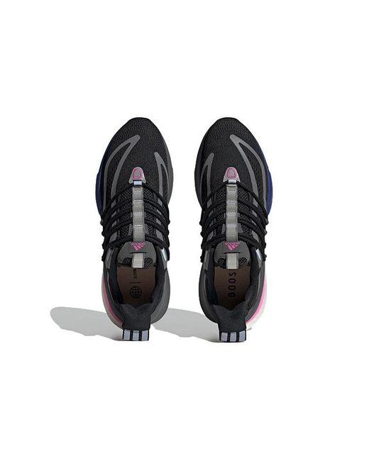 Adidas Blue Alphaboost V1 Fuchsia' for men