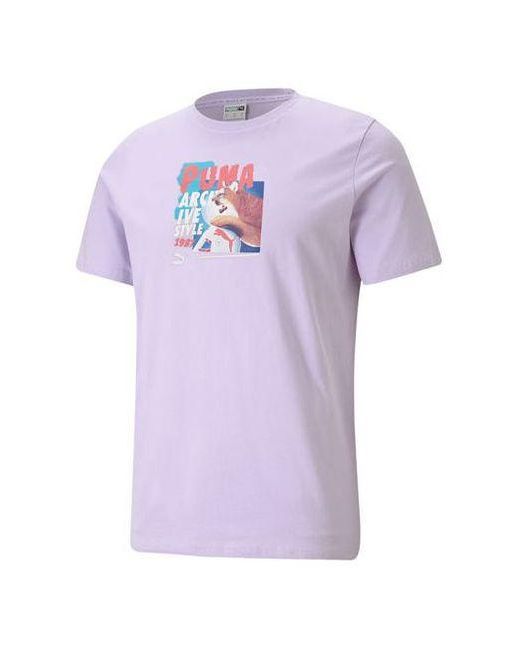 PUMA Purple Archive T-shirt for men