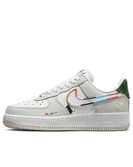 Nike White (Wmns) Air Force 1 Low 'All Petals United'