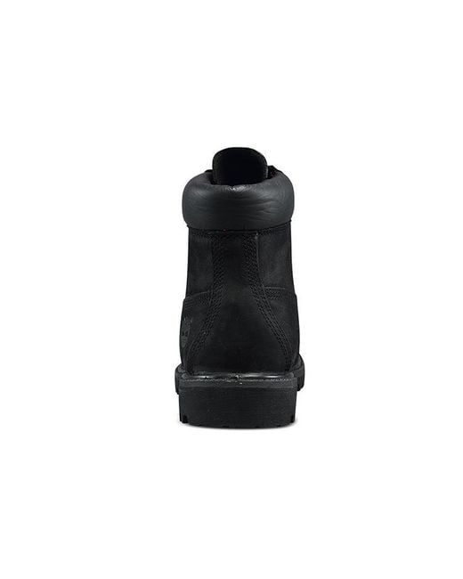 Timberland Black Icon 6' Premium Narrow Fit Boots Nubuck' for men