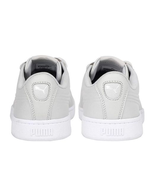 PUMA White (Wmns) Vikky V2 Ribbon Core 'Simplified Comfort Low-Top Casual'