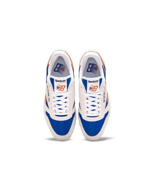 Reebok Blue Bronze 56K X Classic Leather 'New York Knicks' for men