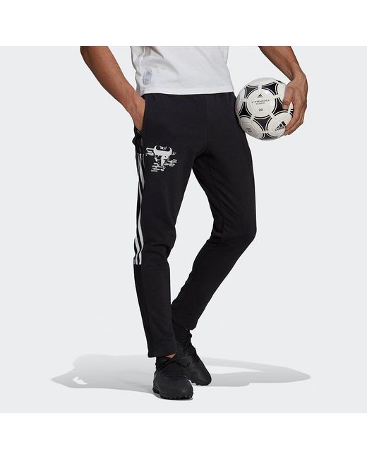 Adidas Black Real Cny Sw Pnt Real Madrid Soccer Trousers For for men