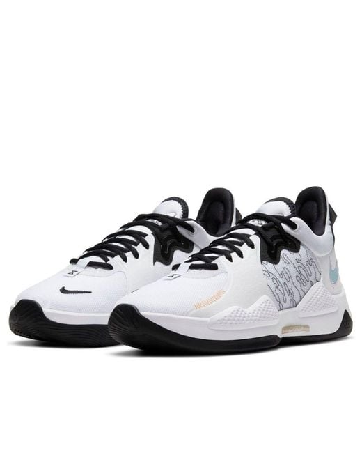 Nike White Pg 5 for men